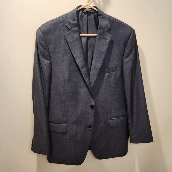 Black Brown men's Slim  gray 100% wool blazer size 44R - Picture 2 of 14